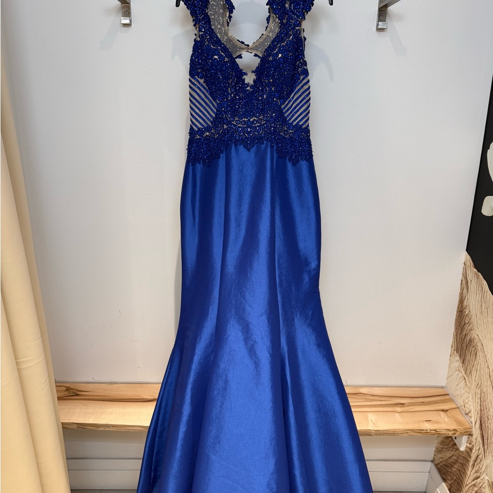 Ellie Wilde Royal Blue Prom Dress